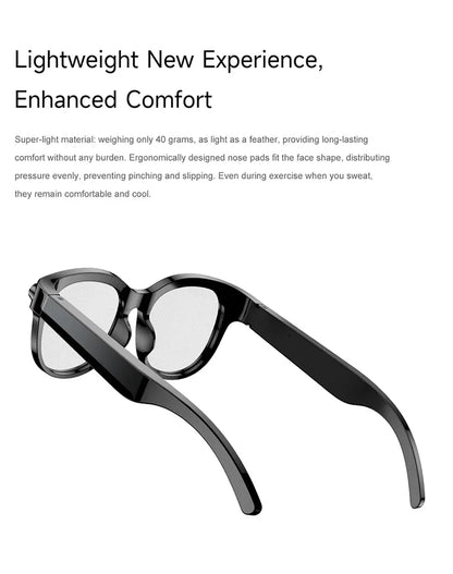 New Smart AI Glasses 800W Shooting Camera HD Photo Video Voice Call Translation Waterproof Bluetooth AI Motorcycle Glasses