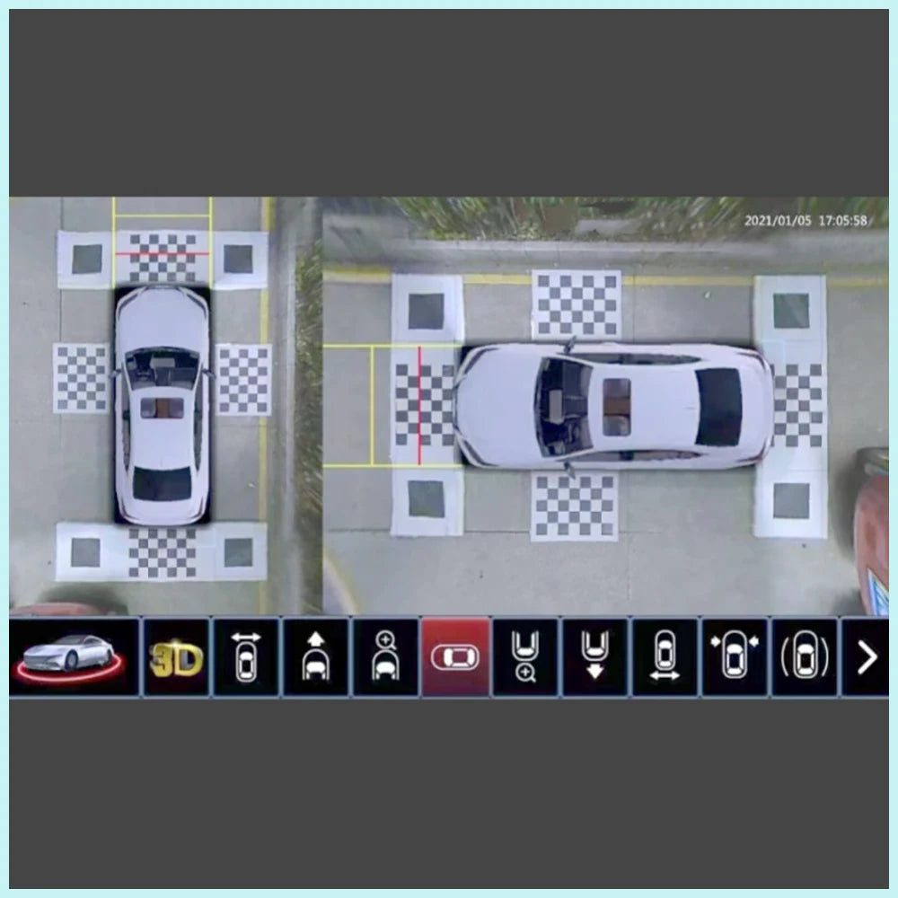 VseeKan Automotive 360 System Calibration Pad 360 Camera Splicing Cloth Debugging Cloth 2D 3D Four Dimensional Cloth