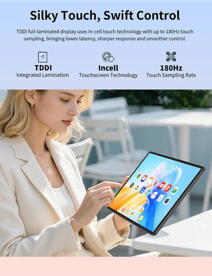 Teclast P50T Android 16 Tablets PC 90Hz 11 inch TDDI UNISOC T7250 Octa Core 3GB RAM+13GB Expansion 128GB ROM 8000mAh GPS Tablet