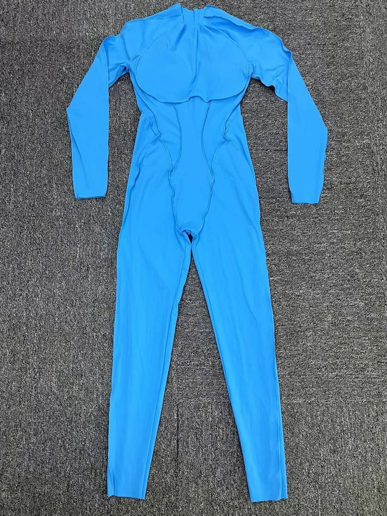 Yoga Sports Fitness Jumpsuits Sets Pants Women's Hip-lifting One-piece Open Back Long-sleeved Outdoors Workout Gym Yoga Bodysuit