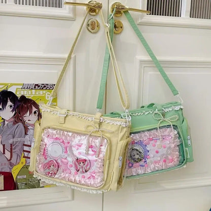 Ballet Girl Large Appetite Itabag Japanese Two-Dimension Single Shoulder Crossbody Bag Gift For Friends Women'S Handbag