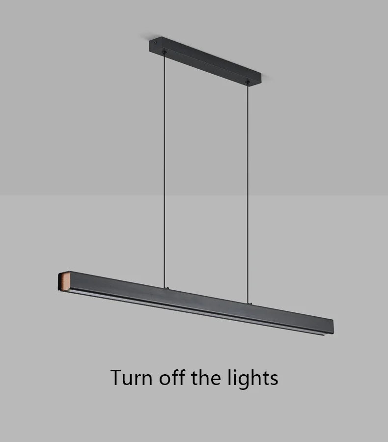 Dining room chandelier Nordic modern lamp dining table bar lamp restaurant lights kitchen lights office company led strip lamps