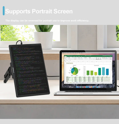 ZEUSLAP 16" Floatable Stacked Portable Monitor QHD 2560*1600P 400Nits 16:10 IPS Panel for Laptop Notebook Second Screen Display