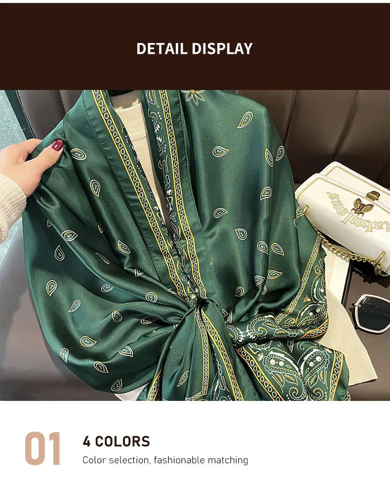 Women's Ethnic Style Printing Shawl Casual Fashion Scarf Travel Photo Outdoor Beach Scarf Shawl