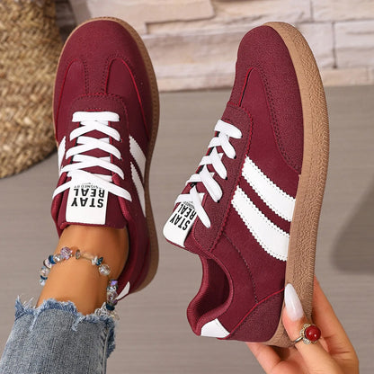 2026 New Designer Sneakers for Women Casual Patchwork Leather Sneakers Women Outdoor Casual Comfortable Ladies Shoe