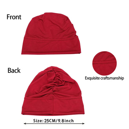 Soft Modal Inner Hijab Cap Muslim Stretch Turban Cap Islamic Underscarf Bonnet Hat Female Headband Tube Cap Turbante