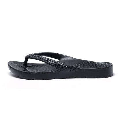 Asgard Summer Flip Flops Comfort Non-slip Flat Rubber Sandals With Stretchable Strap Unisex Cozy Casual  Beach Vacation Slippers