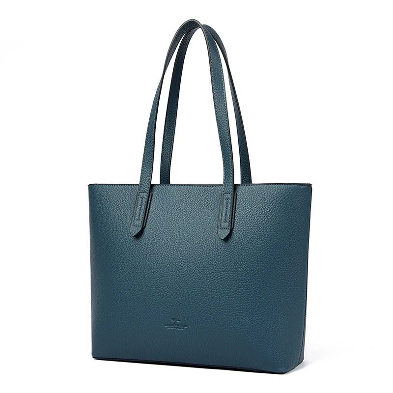 Genuine High Quality Large Capacity Shoulder Bag Female Tote Bag New Luxury Designer Handbag For Fashion Women Brand Shopper Bag