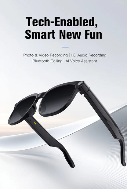 PEJE AI Smart Glasses with Camera, 1080P HD Video Recording Glasses, AI Assistant (ChatGPT/Doubao), Real-Time Translation