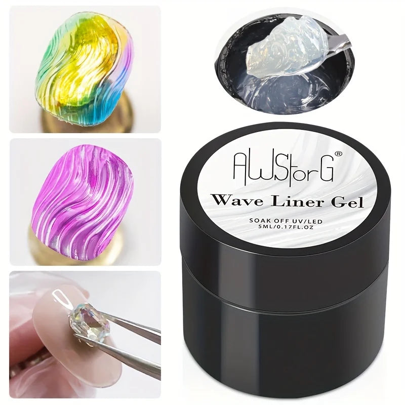 AWStorG 7.5ml Starlit Chameleon Cat Magnetic Gel Nail Polish Double Colors Semi Permanent UV Gel Varnish Need Black Base
