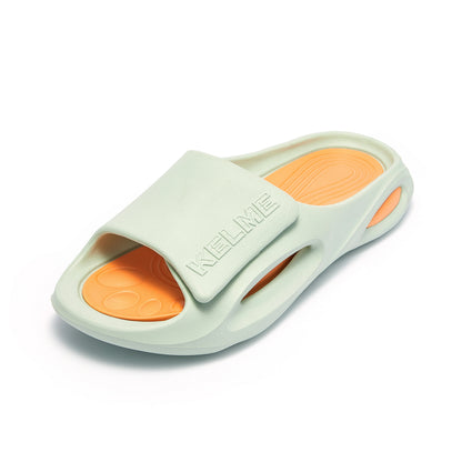 KELEME Summer Men's Slippers Super Soft EVA Slip-on Slippers For Men Fashion Wear-resistant Platform Outdoor Beach Shoes 2023