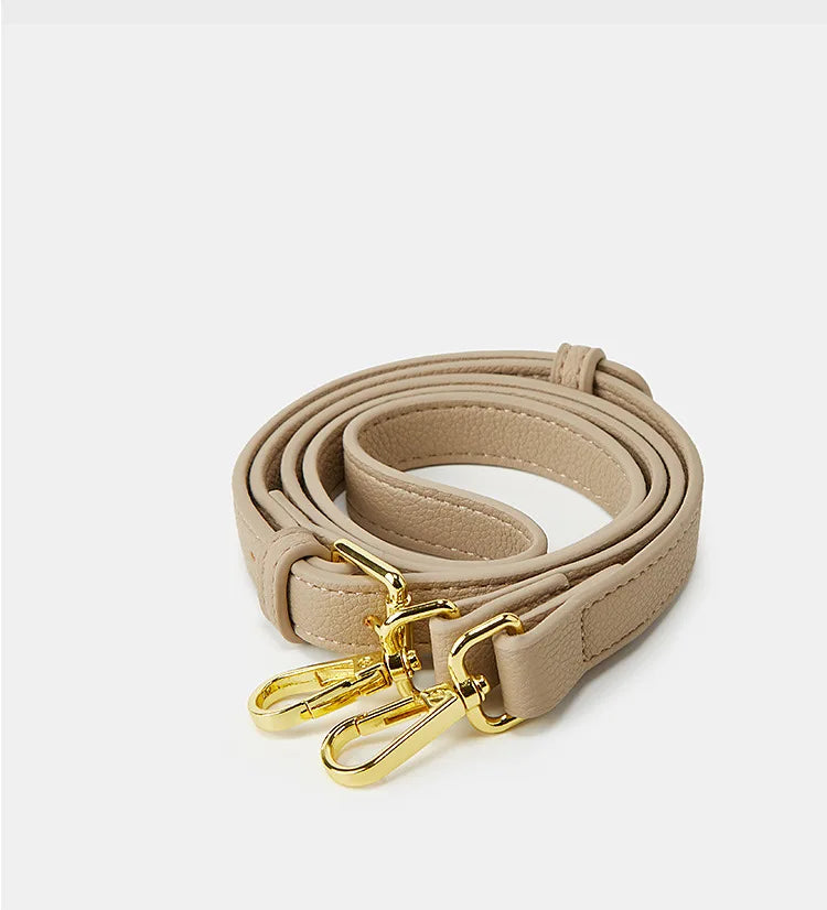 Fashion Beige High Quality PU Leather Bags Women Shoulder Bag Ladies Luxury Tote Strap Female Crossbody Handbag
