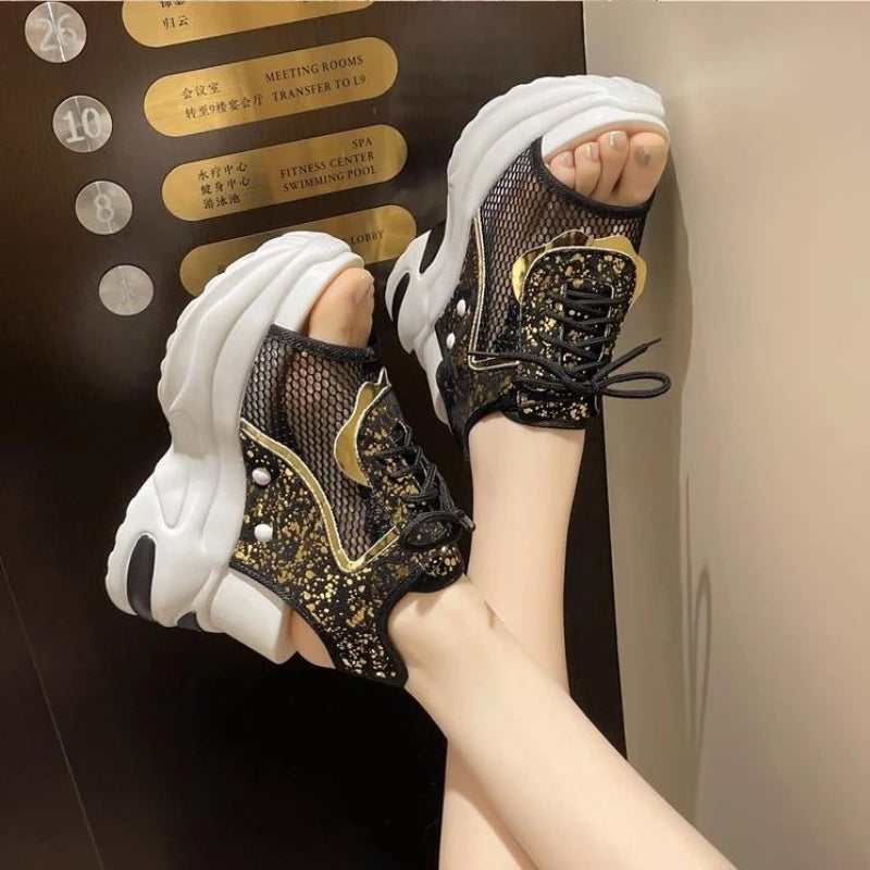 Platform Shoes Woman Sandal Roman Women Sports Sandals Fashion Sneakers Comfortable Wedge Luxury Designer Elegant Summer 2026