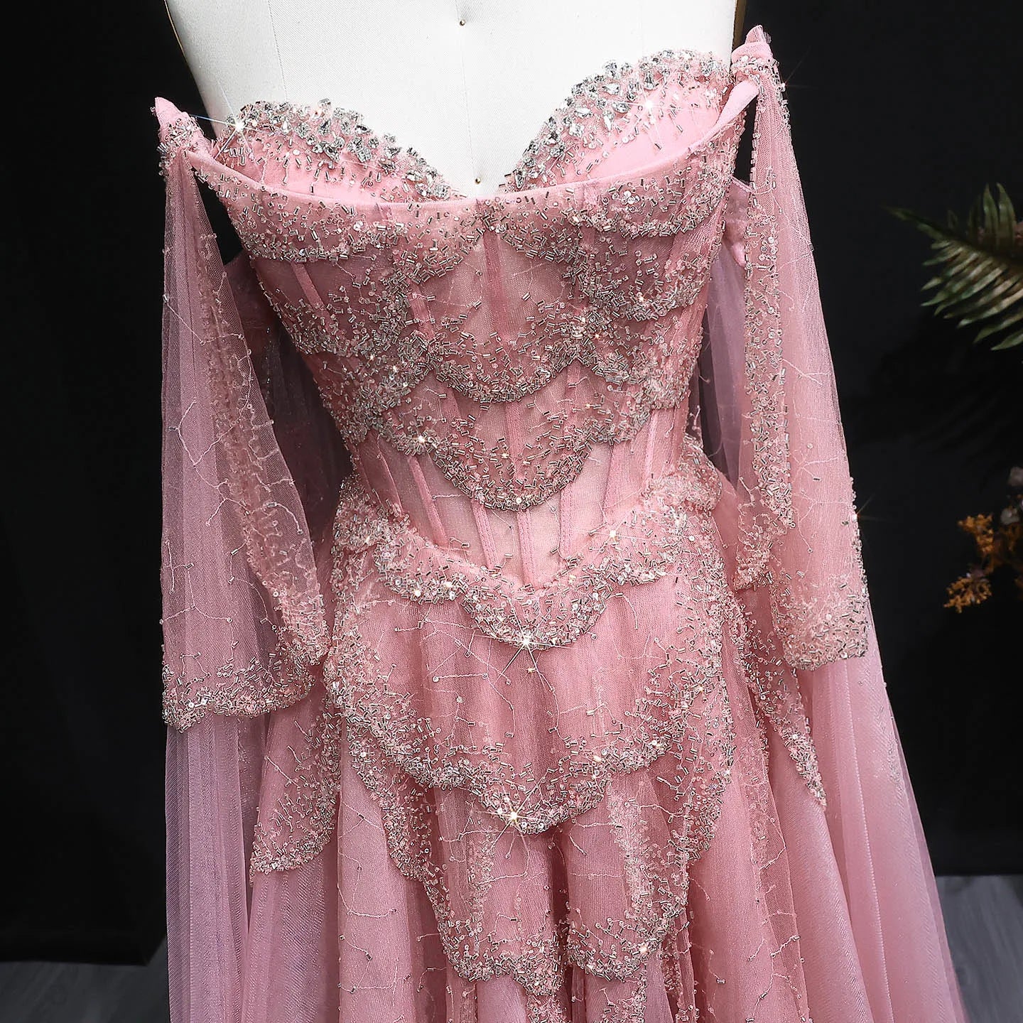 Sharon Said Elegant Off Shoulder Sage Green Evening Dress with Cape Sleeves Sweetheart Luxury for Weddig Party SS215 Customized