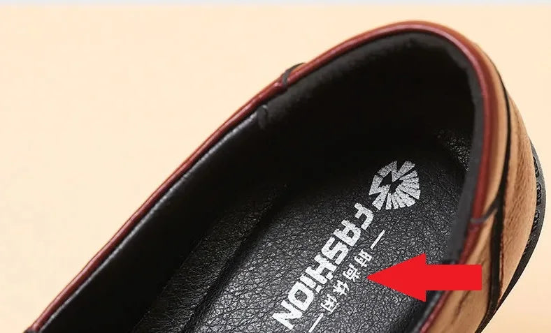 Genuine Leather Ballet Flats Shoes Women Vintage Luxury High Quality Loafers Women's Moccasins Casual Elegant Ladies Wide Shoes