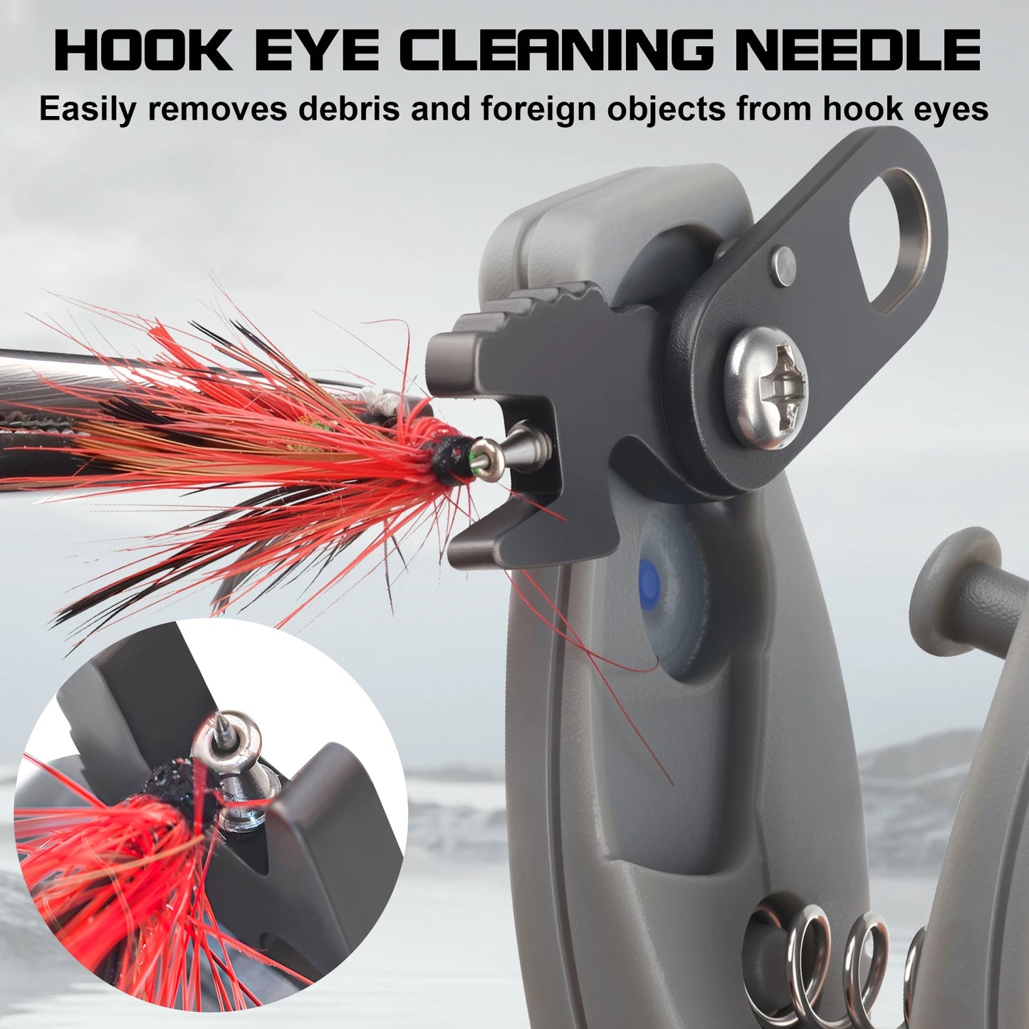 Booms Fishing Stainless Steel Mini Fishing Line Cutter Small Fishing Braided Mono and Fluoro Lines Scissors Fishing Gear Tools