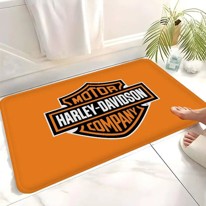 Motorcycle H-Harley D-Davidson Door Mat Kids Room Bedroom Decoration Balcony Anti-Slip Doormat Living Room Doormat Area Rug