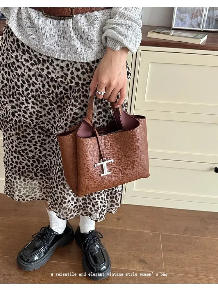 Premium Ladies Tote Bag, Fashionable Leather Crossbody Handbag For Women, Luxury Brand Messenger Bag