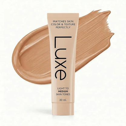 Korean Luxe Color-Adjusting Liquid Foundation Natural Matte Moisturizing Concealer Long Lasting Full Coverage Base Makeup