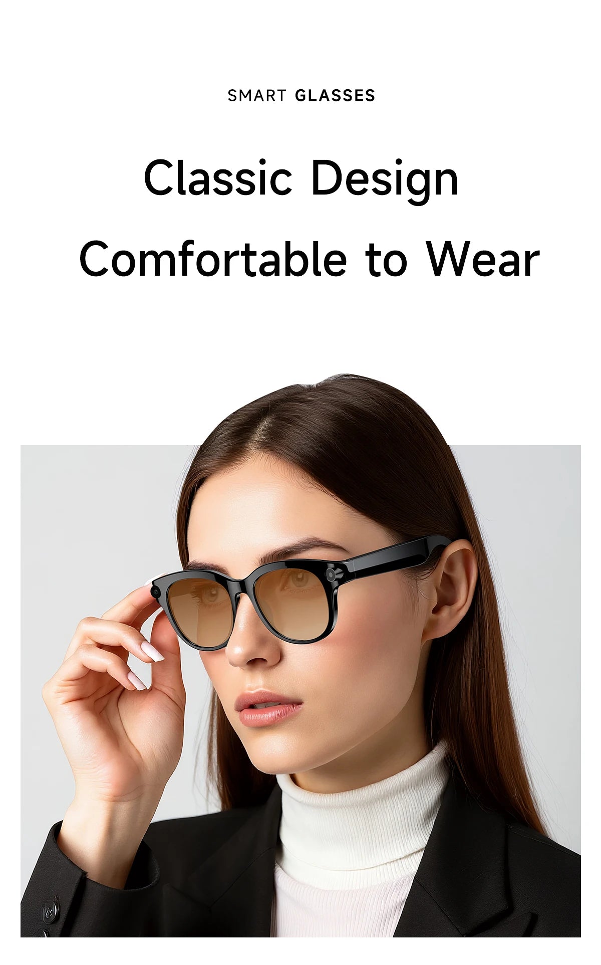 2026 AI Smart Glasses AI Translation Sunglasses Bluetooth Calling Music Player Camera Control Vedio Recording Glasses Men Women