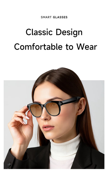 2026 AI Smart Glasses AI Translation Sunglasses Bluetooth Calling Music Player Camera Control Vedio Recording Glasses Men Women