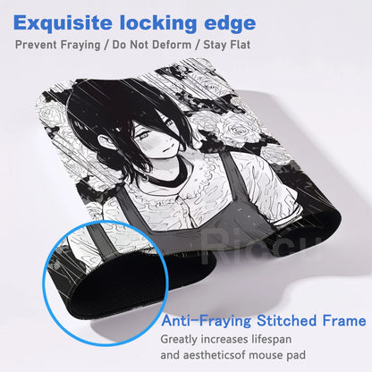 HD Chainsaw Man XXL Mouse Pad Anime reze Gamer Makima Gaming PC Accessories Mouse pads Large Keyboard Desk Mat Computer Keyboard