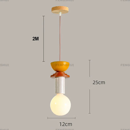 Fast Shipping Nordic Wood LED Pendant Lights Kitchen Home Decor Hanging Lamp Restaurant Ceiling Chandelier Lustre Light Fixture