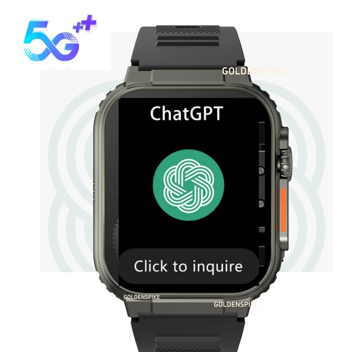 Microwear Ultra Ai3 Smartwatch 5G 180° Rotating Camera Google Play GPS WIFI 2.29inch Amoled HD Display 4G Calling Smartwatch Men