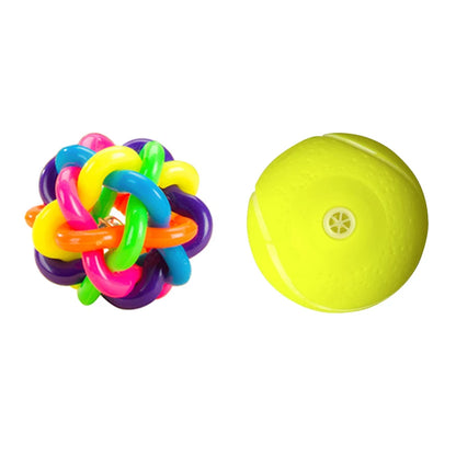 1pcs Diameter 6cm Squeaky Pet Dog Ball Toys for Small Dogs Rubber Chew Puppy Toy Dog Stuff Dogs Toys Pets Brinquedo Cachorro