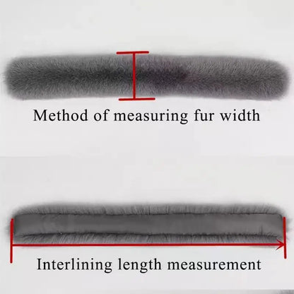 100% Real Fox Fur Collar Winter removable fur Hood Trims Warm Furry Decor Shawls for Coat Parkas Luxury Female fur Scarf