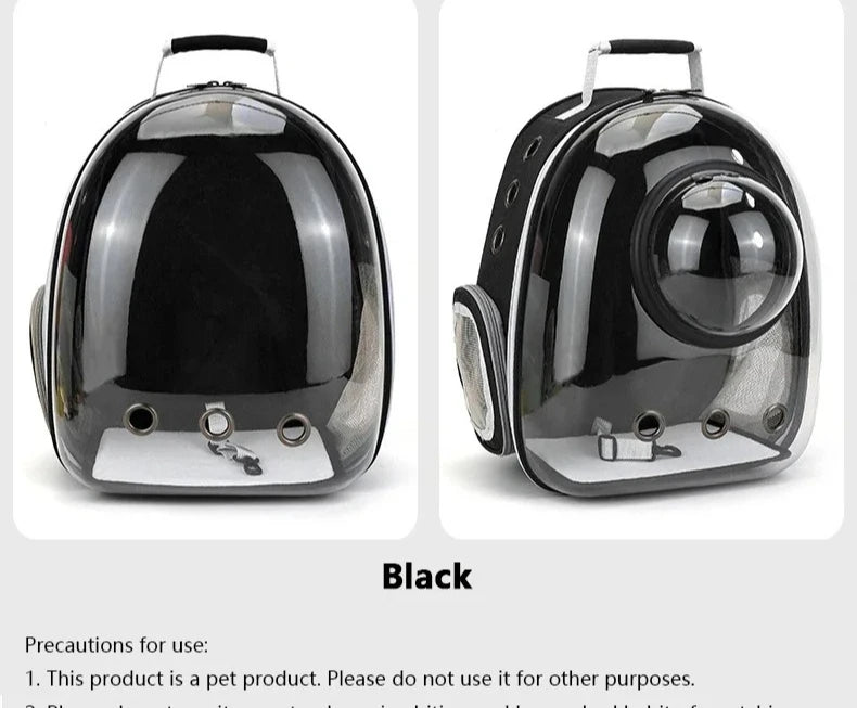 Transparent Breathable Portable Space Capsule Pet Carrier Backpack for Dog Cat Carrying Transport Bag