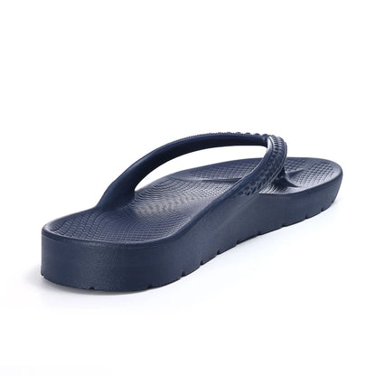 Asgard Summer Flip Flops Comfort Non-slip Flat Rubber Sandals With Stretchable Strap Unisex Cozy Casual  Beach Vacation Slippers