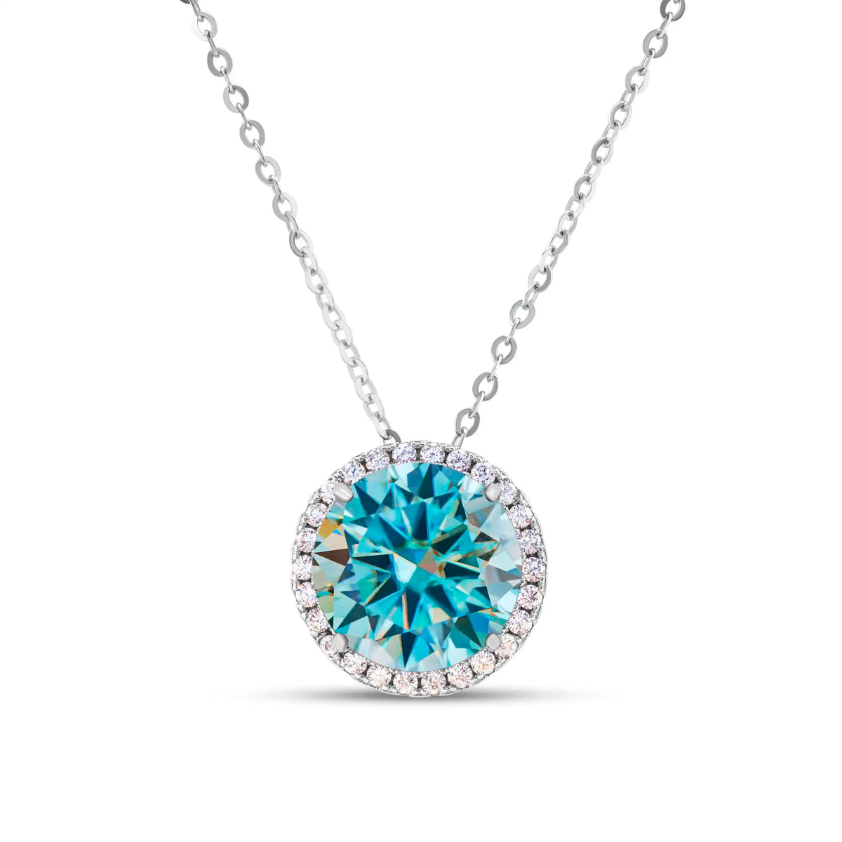 5CT D Color Moissanite Classic Pendant Necklace Fairy Necklace Real 925sterling Silver Women Fine Jewelry For Valentine's Party
