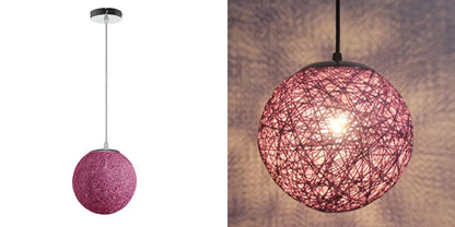 Nordic Hand-woven Rattan Pendant Lights Ceiling Chandelier Modern Hanging Lamps Restaurant Living Room Kitchen Lighting Fixtures
