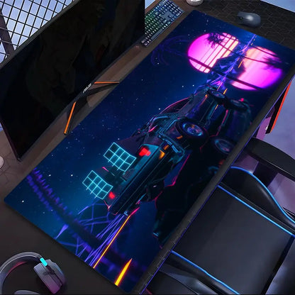 Come Back To The Future Mouse Pad Tablet Laptop xl desktop mouse mat cute HD printing Gaming keyboard pad Player 90x40 cm