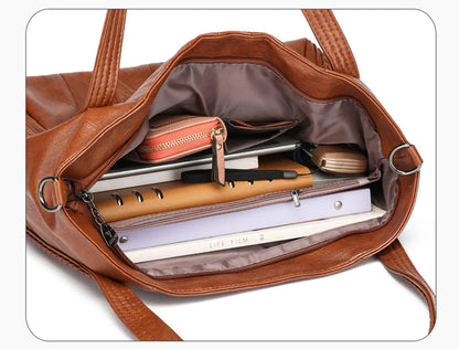 Genuine Brand Leather Women Handbag Luxury Designer Shoulder Crossbody Bags Ladies Purse Messenger Tote Bag Female Commuting Bag