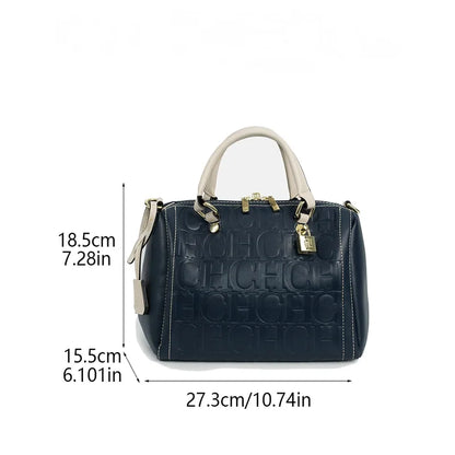 CH Autumn/Winter Christmas Fashion PU Material Lock Lock Design Women's Crossbody Bag 2026 Designer New Handbag Trendy Brand