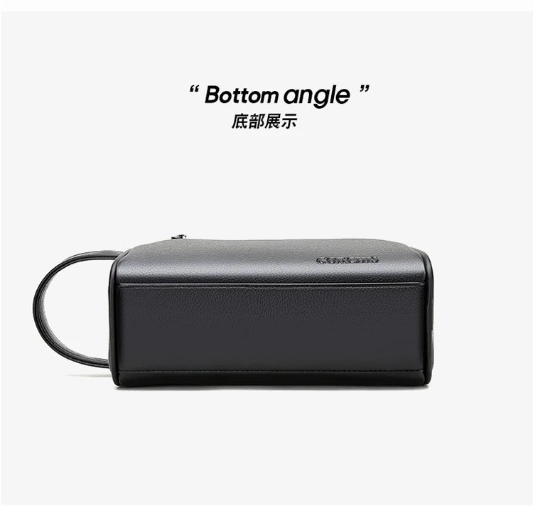 Men's Clutch Bag Fingerprint Lock Anti-theft Large Capacity Clutch Bag Wallet Business Men's Bag