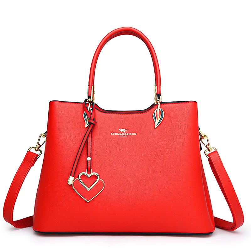 2023 Luxury Women Designer  Shoulder Crossbody  Fashion Ladies Large Capacity Leather Handbag Shopper Brand Messenger Totes
