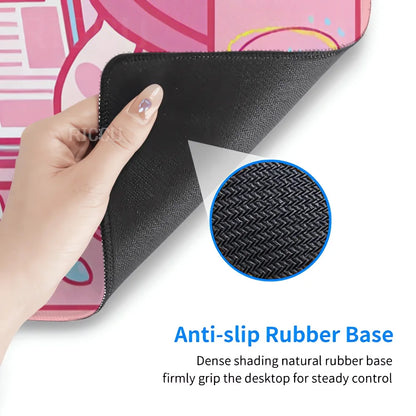HD Printing Mouse Pad Laptop Extended protective Pad Computer Game Mousepad Cartoon K-Kirby PC Accessories Keyboard XXL Desk mat