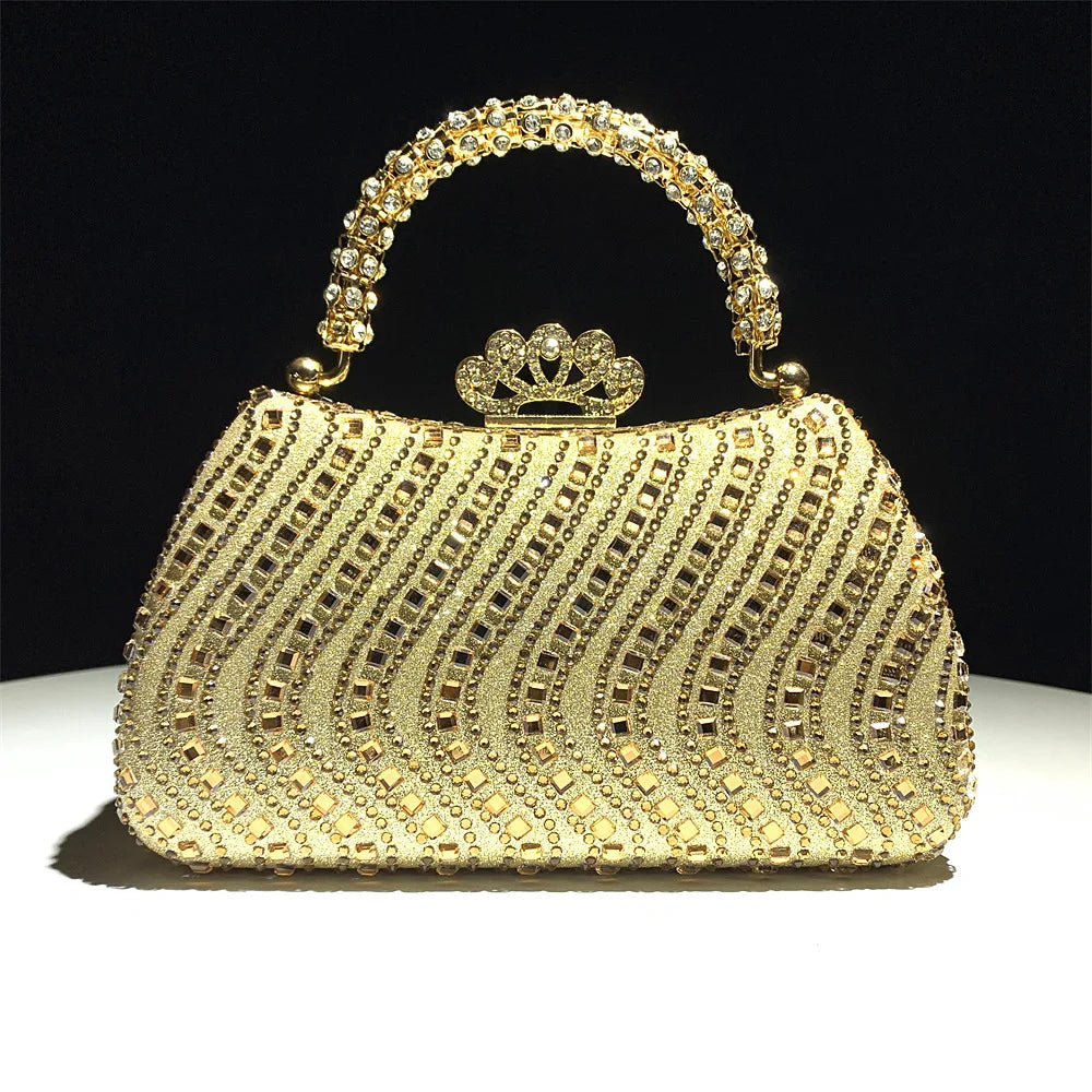 Elegant Purse Trend Luxury Designer Chain Shoulder Bag Women's Handbags Wallets Evening Bags for Wedding Bolso 2026 New Gift