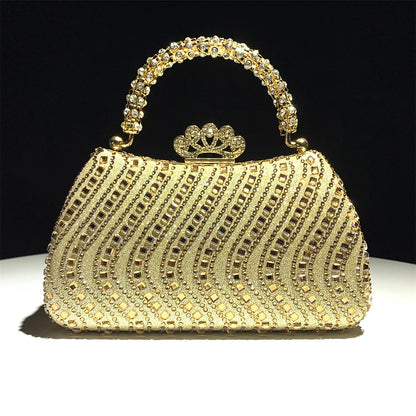 Elegant Purse Trend Luxury Designer Chain Shoulder Bag Women's Handbags Wallets Evening Bags for Wedding Bolso 2026 New Gift