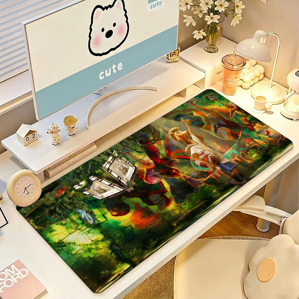 Cartoon Movies G-Goat Mouse Pad Anti Slip Rubber Edge Locked Thickened Laptop Gaming Desk Mat