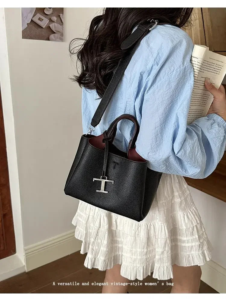 Premium Ladies Tote Bag, Fashionable Leather Crossbody Handbag For Women, Luxury Brand Messenger Bag