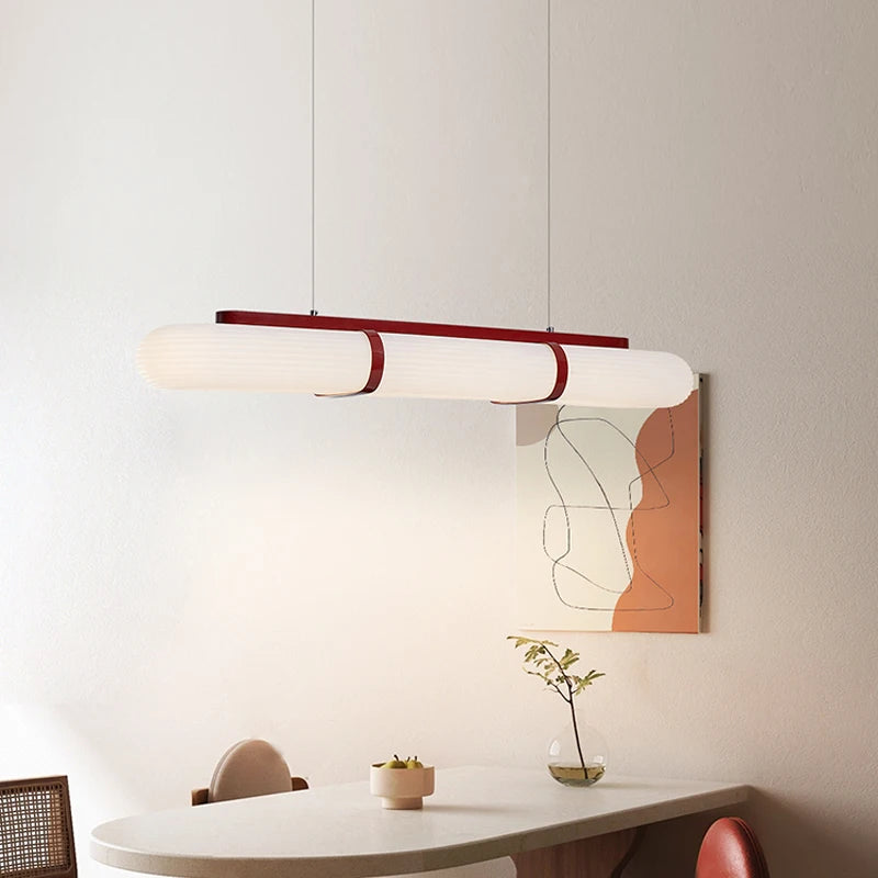 Minimalist Design LED Lights Modern Long Acrylic Ceiling Chandelier For Dining Room Kitchen Bar Luxury Home Interior Decoration