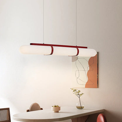 Minimalist Design LED Lights Modern Long Acrylic Ceiling Chandelier For Dining Room Kitchen Bar Luxury Home Interior Decoration