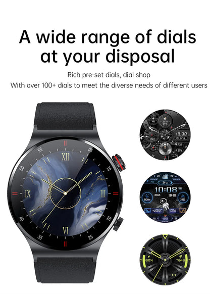 2025 NFC Bluetooth Call Smart Watch Men Full Screen GPS Sports Bracelet Waterproof ECG Health Monitor SmartWatch for IOS Android