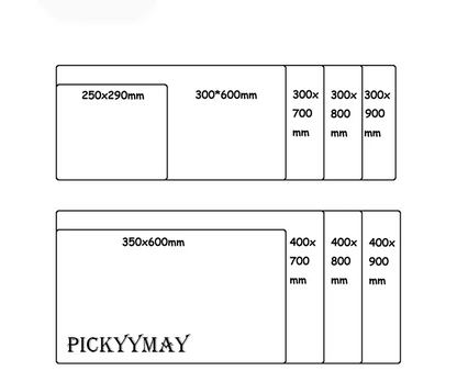 Large Table Carpet Dragon Mouse pad Gamer Mousepad Gaming Mouse Mat Black Desk Mat Soft Computer Desk Pad Waterproof