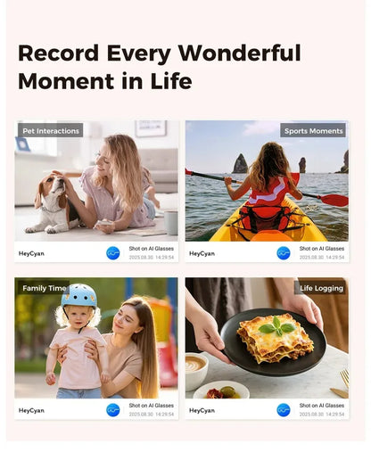 Smart Glasses HD Photo Video Open AI Record Translation Touch Photochromic Lenses Bluetooth Call Music Multifunction Glasses