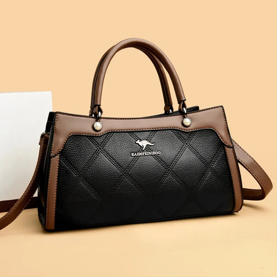 Top Quality Leather Hand Shoulder Bags for Women Luxury Handbags Women Bags Designer Casual Large Capacity Tote Bag Sac